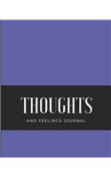Purple Thoughts and Feelings Journal