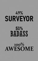 49% Surveyor 51% Badass 100% Awesome