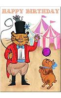 Happy Birthday Colouring: Circus