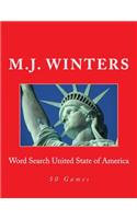 Word Search United States of America