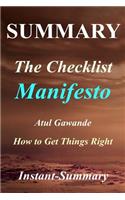 Summary - The Checklist Manifesto: By Atul Gawande - How to Get Things Right