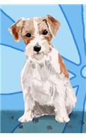Bullet Journal Notebook for Dog Lovers, Jack Russell Terrier Sitting Pretty 6: Graph Design - 162 Numbered Pages with 150 Graph Style Grid Pages, 6 Index Pages and 2 Key Pages for Journaling, Writing, Planning and Doodling, for