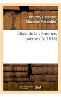 Éloge de la Clémence, Poème