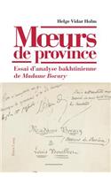 Moeurs de Province