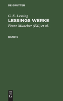 G. E. Lessing: Lessings Werke. Band 5