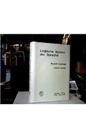 Logische Syntax Der Sprache