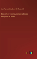 Description historique et abrêgée des antiquités de Nîmes