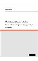 Motivation Und Neugierverhalten