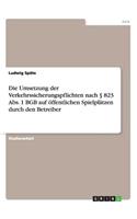 Umsetzung der Verkehrssicherungspflichten nach § 823 Abs. 1 BGB auf öffentlichen Spielplätzen durch den Betreiber