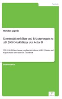 Konstruktionshilfen und Erläuterungen zu AD 2000 Merkblätter der Reihe B