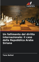 Un fallimento del diritto internazionale: il caso della Repubblica Araba Siriana