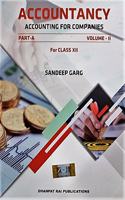 Class 12th Accountancy: Accounting for Companies - Part A - Volume - II