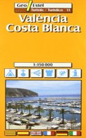 Valencia - Costa Blanca (Valencia / Alicante) Tourist Map 1:150, 000