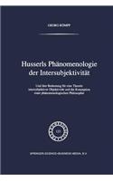 Husserls Phänomenologie Der Intersubjektivität