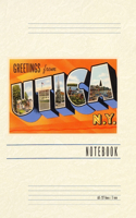 Vintage Lined Notebook Greetings from Utica, New York