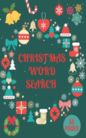 Christmass Word Search: A Fun Activity Book for Kids or Adults with Solutions Large Print