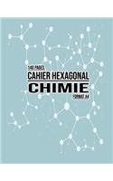 Cahier hexagonal chimie - Carnet de notes Chimie organique biochimie - Format A4 - 140 Pages - Papier Hexagonal: Tableau périodique des éléments inclus - Spécial étudiant biochimie et chimie