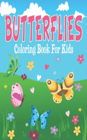 Butterflies Coloring Book For Kids