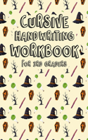 Cursive Handwriting Workbook for 3rd Graders: Halloween Cursive Writing Practice Workbook. Cursive Writing Practice Workbook for teens, tweens. Learning Cursive for Beginners.