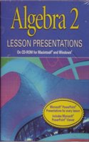 Lesson Presentations on CD-R Alg 2 2001: (English)