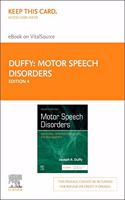 Motor Speech Disorders Elsevier eBook on Vitalsource (Retail Access Card): Motor Speech Disorders Elsevier eBook on Vitalsource (Retail Access Card)