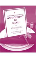 Management by Menu, 4e Study Guide