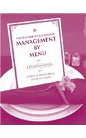 Study Guide to Accompany Management by Menu, 4e