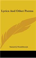 Lyrics And Other Poems