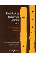 Walter Bergmann: First Book of Treble Recorder Solos