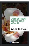 Contentment Better Than Wealth