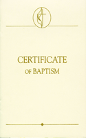 United Methodist Covenant II Child Baptism Certificates (Pkg of 3)