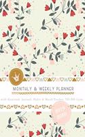 Monthly & Weekly Planner 2019 - 2020 with Gratitude Journal, Habit & Mood Tracker, TO-DO Lists