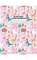 Blank Sheet Music Notebook