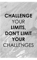 Challenge Your Limits, Don't Limit Your Challenges: Blank Lined Notebook Journal Diary Composition Notepad 120 Pages 6x9 Paperback ( Chess ) 2