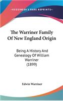 The Warriner Family Of New England Origin