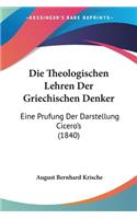 Die Theologischen Lehren Der Griechischen Denker