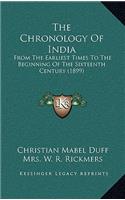 Chronology Of India