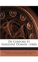 de Corpore Et Sanguine Domini