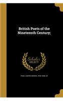 British Poets of the Nineteenth Century;