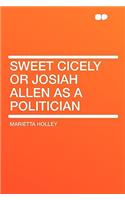 Sweet Cicely or Josiah Allen as a Politician