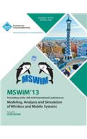 Mswim 13 Proceedings of the 16th ACM International Conference on Modeling, Analysis and Simulation of Wireless and Mobile Systems