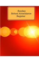 Sunday School Attendance Register