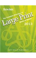 Large Print Books & Serials, 2013