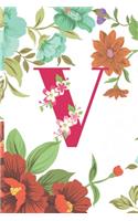 Monogram Letter V