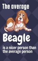 average Beagle is a nicer person than the average person: For Beagle Dog Fans