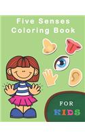 Five Senses Coloring Books For Kids