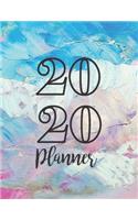 2020 Planner: Custom Design 2020 Colorful Planner Dated Journal Notebook Organizer Gift - Daily Weekly Monthly Annual Activities Calendars Notes To Do Lists - 130