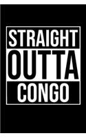 Straight Outta Congo: Journal - Black History Month African Personal Writing Diary - Daily Journaling for Journalists & Writers from Africa for Note Taking - Write about 