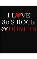 I Love 80's Rock & Donuts