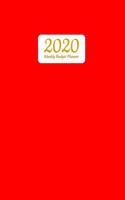 2020 Planner Weekly Planner Schedule day planner Red